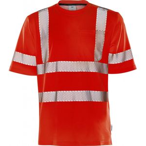 Fristads Hi Vis T-Shirt Klasse 3 7407 Thv - Hi-Vis rood - 2XL