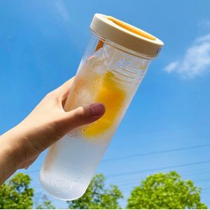 Allecto plus - Herbruikbare kunststof mok 700 ml transparant - Beker voor buiten en kantoor