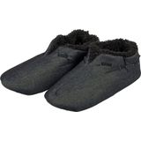 Morethansocks - Spaanse Sloffen - Heren - Zwart - 100% Polyester