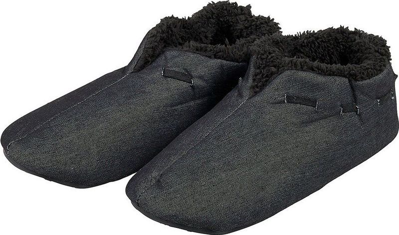 Morethansocks - Spaanse Sloffen - Heren - Zwart - 100% Polyester