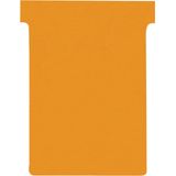 Planbord t-kaart nobo nr 3 80mm oranje | Pak a 100 stuk