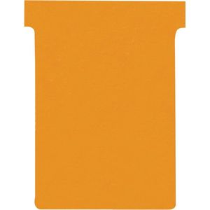 Planbord t-kaart nobo nr 3 80mm oranje | Pak a 100 stuk