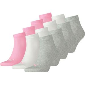 SOKKEN 12 paar Puma unisex kwartsokken, sneakers maat. 35 - 49 voor dames- en herensokken