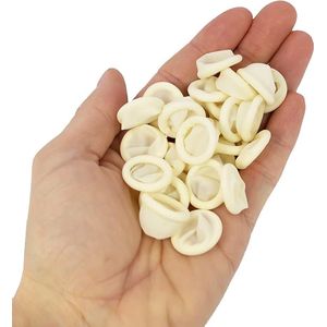 Romed Latex Vingercondoom Small - 500 Stuks - Hygiënische Bescherming voor Vingers - Ideaal voor Medische Toepassingen, Vingerbobs, Vingerverband en Vingerlingen