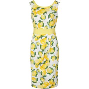 Dancing Days Kokerjurk -XL- LEMON Wit