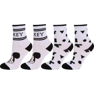 4x Grijze jongenssokken - Mickey Mouse DISNEY / 31-34