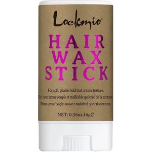 LOCKMIO Haar Wax Stick | Sterke Hold & Matte Finish | Anti Pluis Haarwax Stick | Flyaway Controle | Haarstyling Stick voor Vrouwen & Mannen | Babyhaartjes Temmer | Slick Back Bun | Natuurlijke Haar Pomade | Haar Wax Stick | Haar Gel Stick