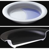 Ornamin - Vital - Bord - Wit/Rood - Groot - Vaatwasbestendig - Microgolfbestendig