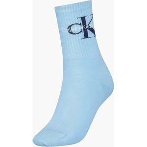 Calvin Klein - Rib - Damessokken - Lichtblauw - Katoen