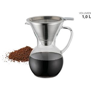 Pour Over Koffiemaker Met Filter, 1 liter – Weis