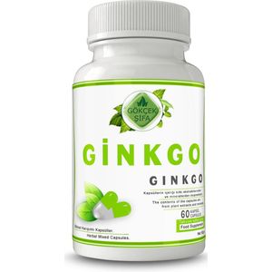 Ginkgo Biloba Extract Capsule - 60 Capsules - Voor Vergeetachtigheid, Concentratieprobleem, Slecht begrip, Dementie, Alzheimer, Oorsuizen - 1 CAPSULE 1000 MG EXTRACT - Breidt bloedvaten uit, Verhoogt de bloedcirculatie - 60.000 mg Kruidenextract