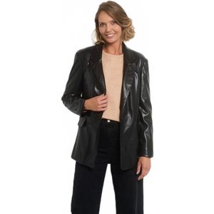 Kunstleren Jack - Imitatieleer - Met 1-knoops Tailorkraag