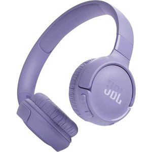 Draadloze On-Ear Koptelefoon met Pure Bass Sound, Bluetooth 5.3 en 57 Uur Batterijduur - Paars