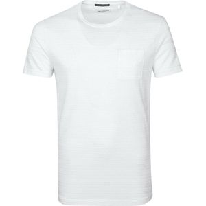 No Excess - T-Shirt Relief Wit - Heren - Maat 3XL - Modern-fit