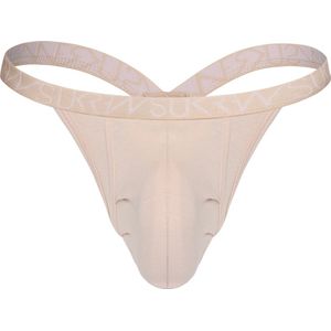 Sukrew Bubble Thong Nude - MAAT XL - Heren Ondergoed - String voor Man - Mannen String