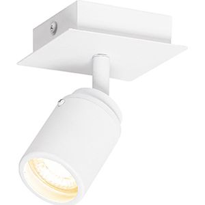 QAZQA Ducha - Moderne Plafondlamp en Wandlamp Voor Badkamer - 1 Lichts - L 10 cm - Wit -