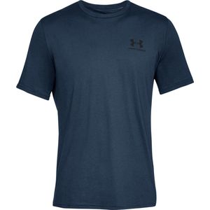 Under Armour UA M SPORTSTYLE LC Short Sleeve Heren Sportshirt - Blauw