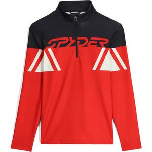 Spyder - Podium Zip T-Neck - Sweater - Zwart - Polyester/Elastaan