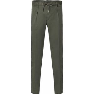 Profuomo - Chino Donkergroen - Heren - Maat 50 - Slim-fit