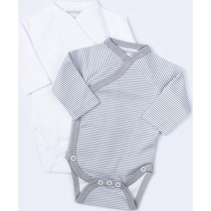 Prematuur overslagromper duopak lange mouw Petit Villain