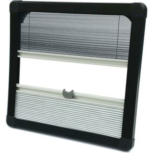 Horrex - Gebogen Duo Plissé R5000 - Zwart - 594x499