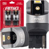 AMiO WY21W LED Knipperlicht - Oranje - 12V/24V - 2 Stuks