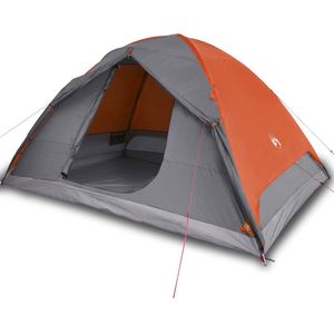 vidaXL-Tent-6-persoons-waterdicht-grijs-en-oranje