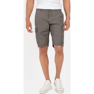 camel active Regular Fit Cargo shorts met minimale print - Maat menswear-31IN - Grijs