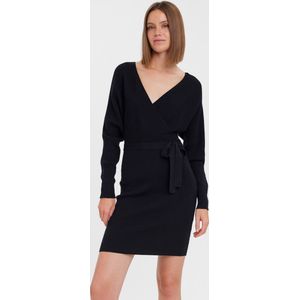 VERO MODA VMHOLLYREM LS V-NECK DRESS GA NOOS Dames Jurk - Maat M