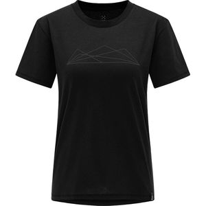 Haglofs Camp Korte Mouwen T-shirt Zwart XS Vrouw
