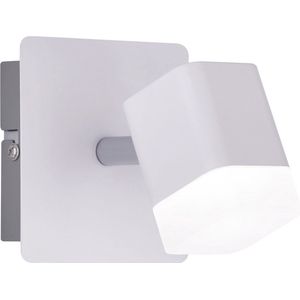LED Wandspot - Wandverlichting - Torna Ribon - 4W - Warm Wit 3000K - 1-lichts - Rond - Mat Wit - Aluminium