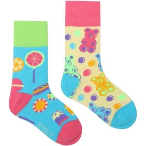 Sokken - print - design - maat 33-38 - beren – multicolor - cadeau – geschenk – feest – feestdagenS