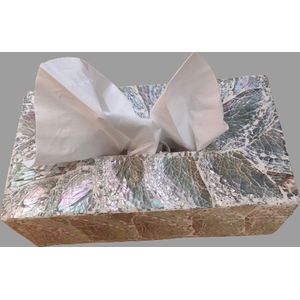 tissue box tissue houder zakdoekhouder tissuebox schelpen box