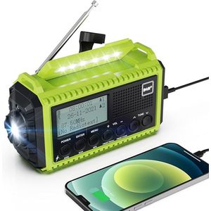 SOS - Noodradio - DAB+ - Draagbare Radio met Oplaadfunctie - 5000 mAh Batterij