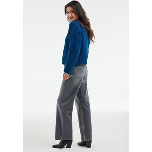 DIDI Dames Cardigan Monrose boucle Lagoon blue maat 42/44