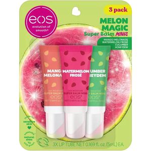 eos 24hrs Moisture Super Balm Minis - Melon Magice - Lippenbalsem - 3 stuks