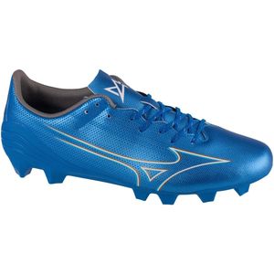 MIZUNO - ALPHA SELECT - Voetbalschoenen - Laser Blue/White/Gold - Kunstleer
