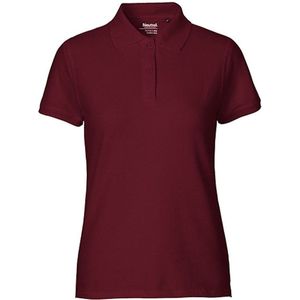 Ladies Classic Polo met korte mouwen Bordeaux - S