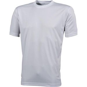 James and Nicholson - Heren Active T-Shirt (Wit)