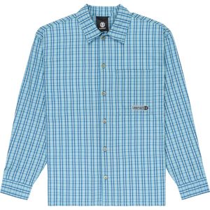 Element Napkins Overhemd Met Lange Mouwen Blauw 14 Years Jongens