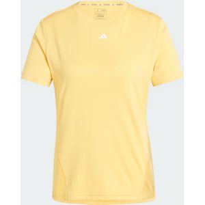 Adidas Aeroready Designed Training T-shirt Dames Geel Maat M