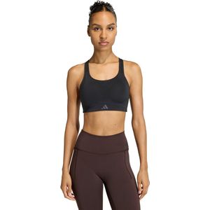 adidas Performance Optime Workout High Support Beha - Dames - Zwart