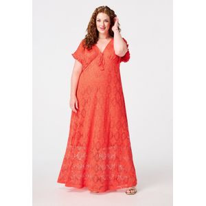 MS Mode Jurk Maxi jurk met gehaakte look