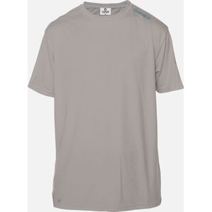 SKINSHIELD - FACTOR 50+ UV-zonbeschermend sport shirt heren - korte mouwen - Athletic Grey - grijs - XS