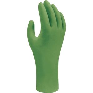Showa  Wegwerp handschoen -  Bio-nitril - Poeder en Latex vrij- 100 stuks - Maat XS - Groen 6110PF