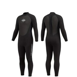 Nivard Wetsuit Heren - Swimsuit - Shorty - Surfpak - Duikpak - Lange Mouw - Zwemsuit - Zwart - XS