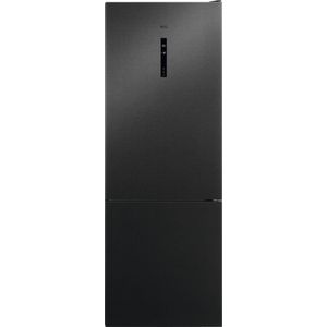 AEG RCB646E3MB koel-vriescombinatie Vrijstaand 481 l E Zwart, Grijs, Roestvrijstaal