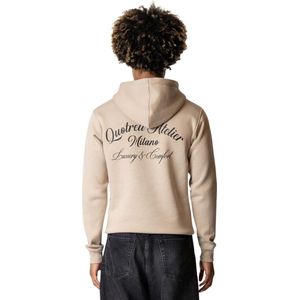 Quotrell Atelier Milano Hoodie Taupe/Black