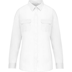 Kariban - Safari - Dameshemd - Lange Mouwen - Katoen - Casual Look