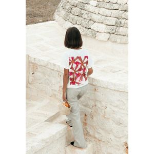 Colourful Rebel - Flower Square Boxy Tee - Dames - T-shirts